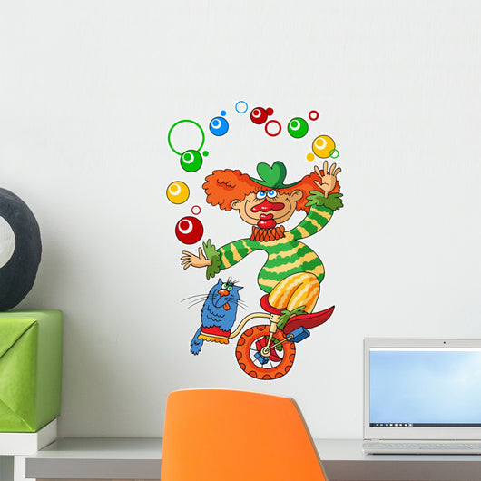 Clown Wall Mural