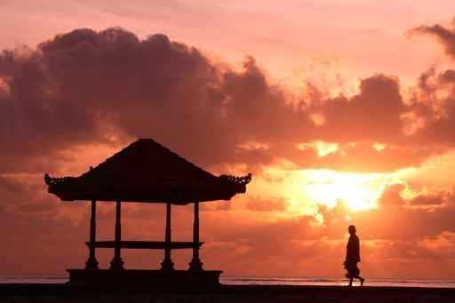 Activity Yoga Sunrise Wall Decal Design 3