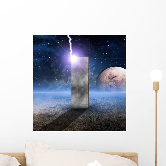 Monolith on Lifeless Planet Wall Mural