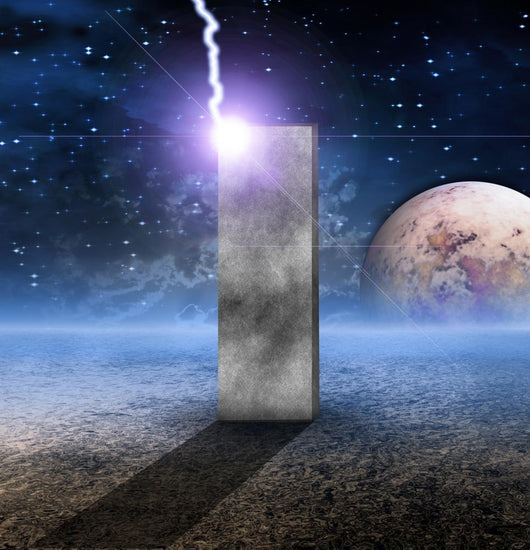 Monolith on Lifeless Planet Wall Mural