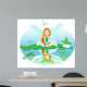 Lily Pond Fairy Wall Decal