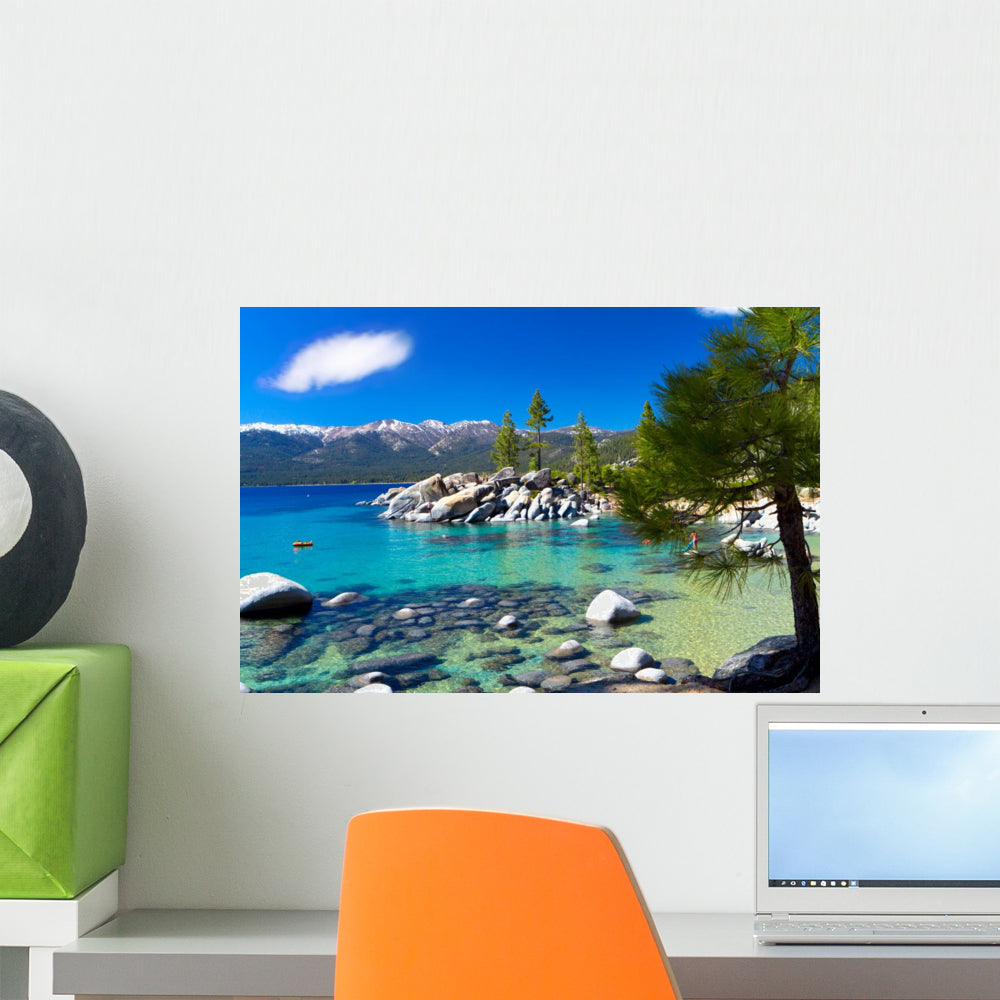 Sand Harbor Beach Lake Wall Mural Wallmonkeys