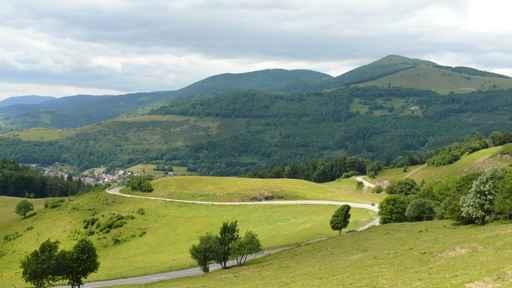 Views Mountains Alsace Wall Decal