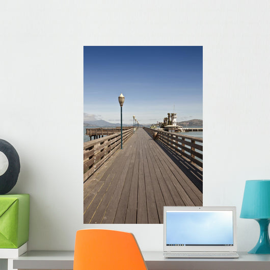 San Francisco Pier Looking Wall Decal
