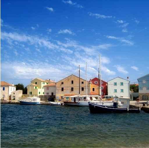 Hafenstadt Kroatien 1 Wall Decal