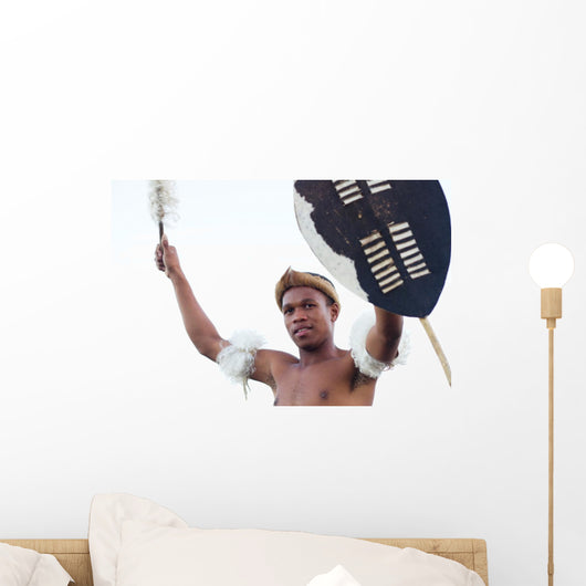 zulu warrior Wall Mural