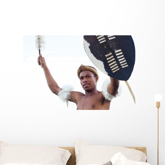 zulu warrior Wall Mural