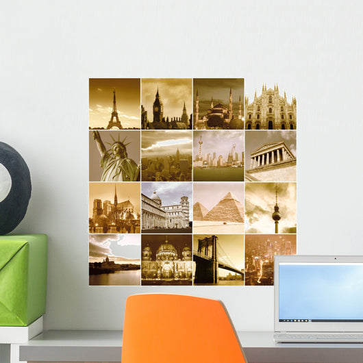 Travel Around the World Wall Mural