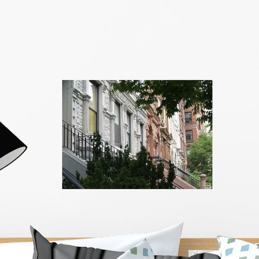 NYC Brownstones Wall Decal