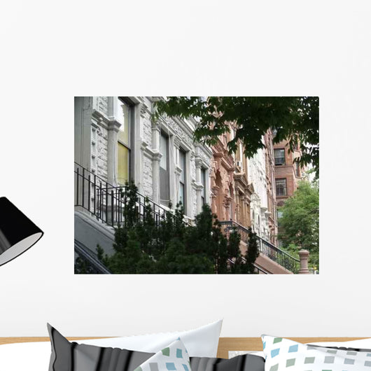 NYC Brownstones Wall Decal
