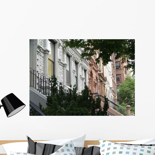 NYC Brownstones Wall Decal