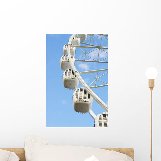 Detail of ferris wheel in Divo Ostrov amusement park Wall Mural