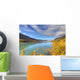 Fall foliage along Eklutna Lake in Chugach State Park Wall Mural