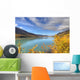 Fall foliage along Eklutna Lake in Chugach State Park Wall Mural