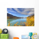 Fall foliage along Eklutna Lake in Chugach State Park Wall Mural