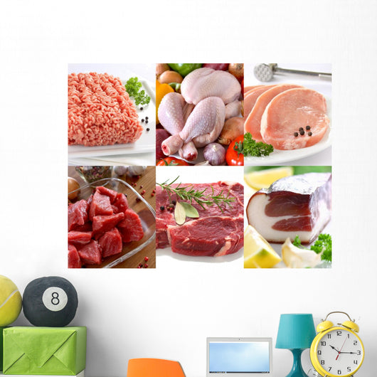 meat Wall Mural