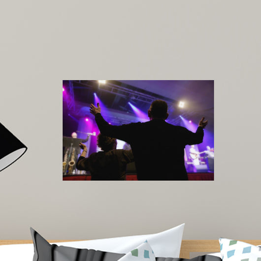 Worship Service Wall Mural