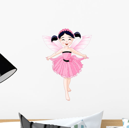 Little Pink Fairy Wall Decal