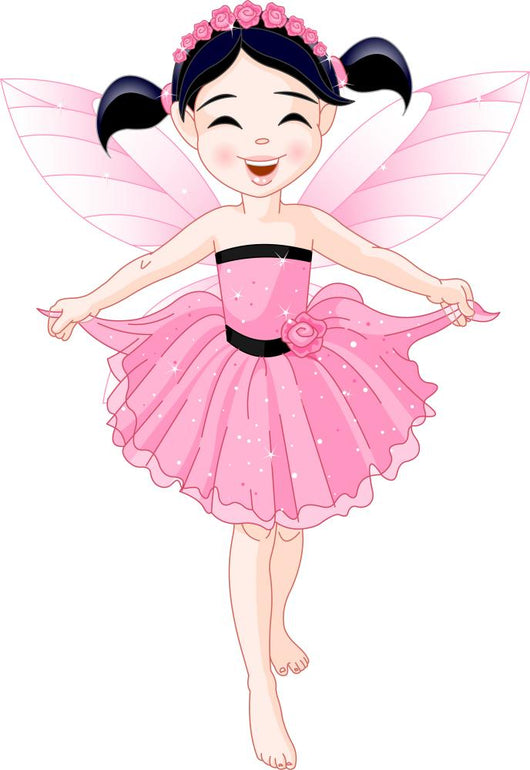 Little Pink Fairy Wall Decal