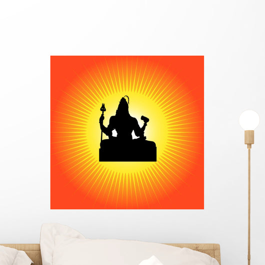 shiva - the indian god Wall Mural