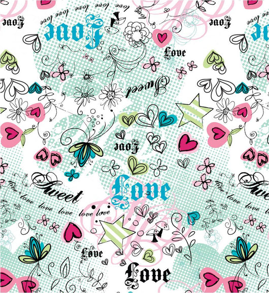 Cute Seamless Artwork Wall Decal