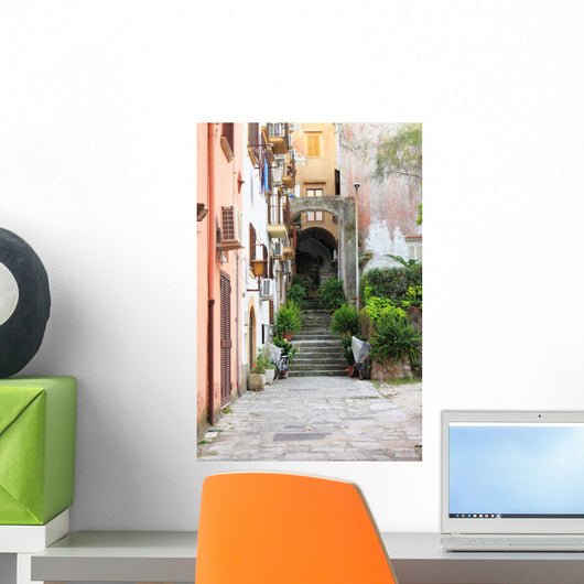 Urban scene of Gaeta Wall Mural