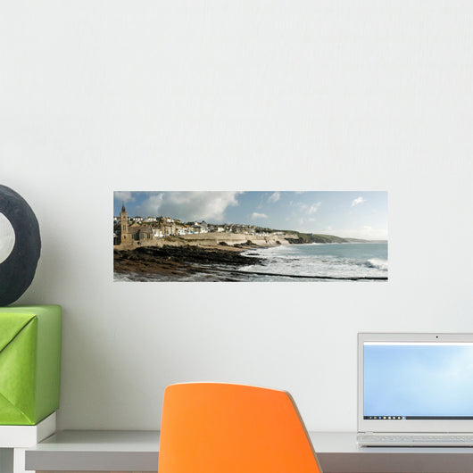 Irish village on the coast Wall Mural