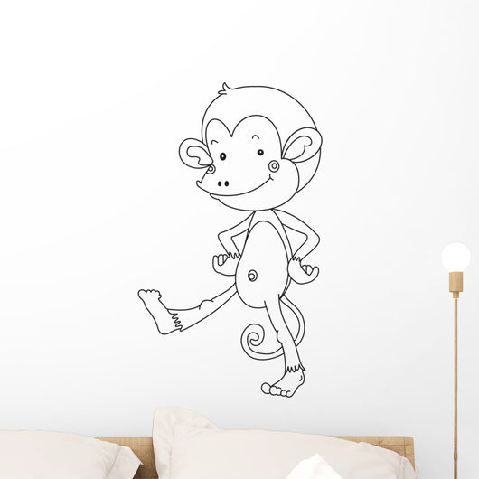 A Monkey Wall Decal