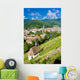 grand cru vineyard and Chapel of St. Urban, Thann, Alsace, Franc Wall Mural