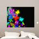Abstract with Colorful Butterfly Wall Mural