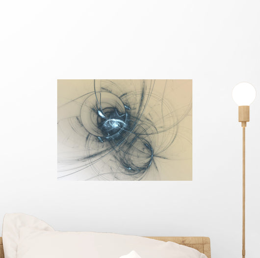 Abstract Fractal Spiritual Design Wall Mural