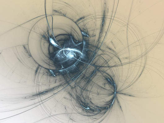 Abstract Fractal Spiritual Design Wings Wall Mural