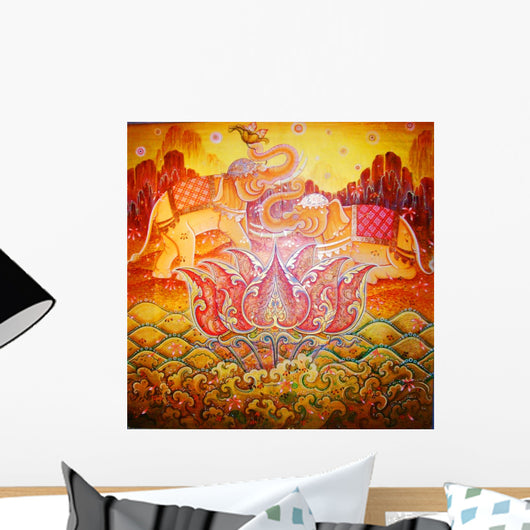 Indian Elephant Illustration