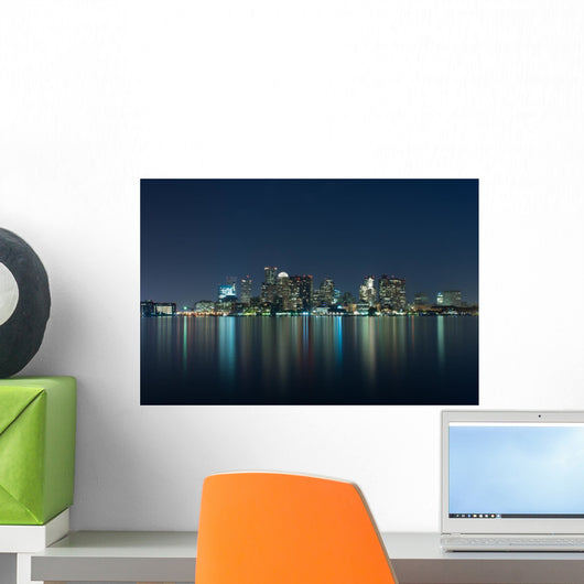 Boston Skyline Wall Mural