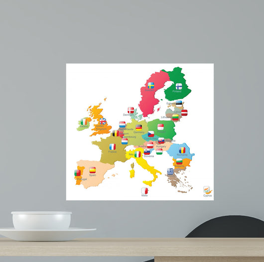 European Union Map with