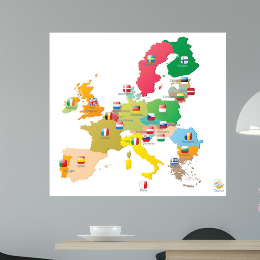 European Union Map with
