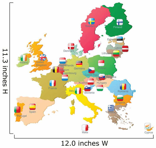 European Union Map with