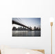 Brooklyn Bridge heading into Manhattan at dusk Wall Mural