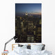 New York City buildings illuminated at nighttime Wall Mural