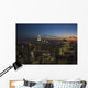 New York City buildings illuminated at nighttime Wall Mural
