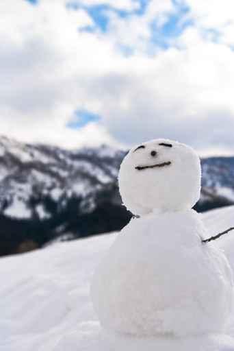 Snowman Wall Decal Design 2