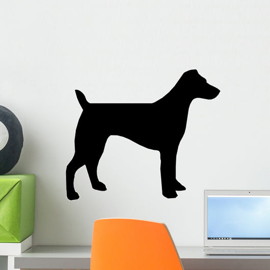 Dog Black Silhouette Wall Decal