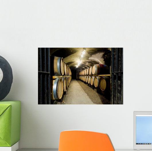 Wine Cellar in Buxy Burgundy France Wall Mural