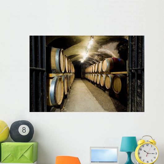 Wine Cellar in Buxy Burgundy France Wall Mural
