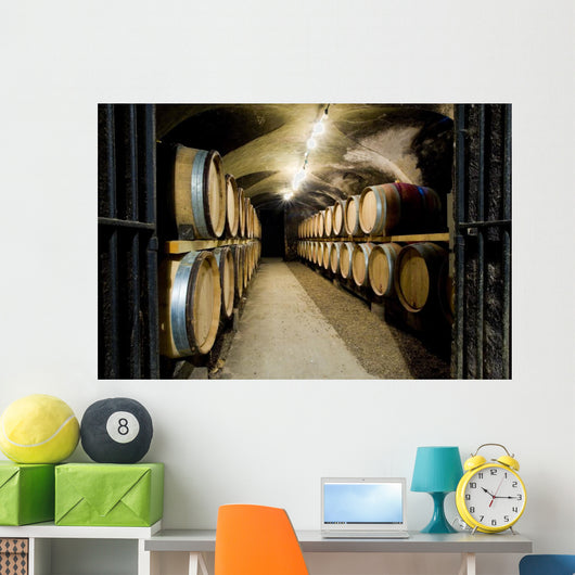 Wine Cellar in Buxy Burgundy France Wall Mural