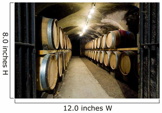 Wine Cellar in Buxy Burgundy France Wall Mural