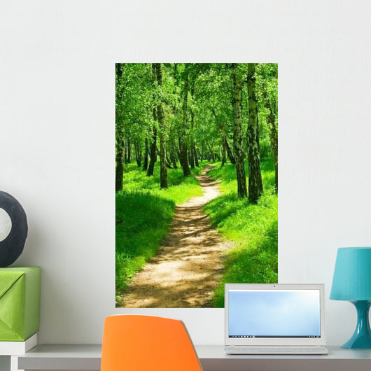 Green Forest Wall Decal