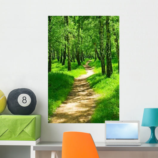 Green Forest Wall Decal