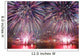 New York City fireworks show Wall Mural