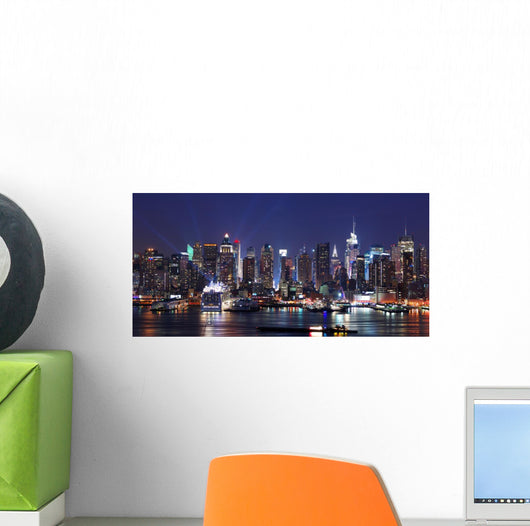 New York City Manhattan skyline Wall Mural